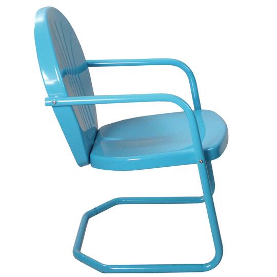 34" Outdoor Retro Tulip Armchair